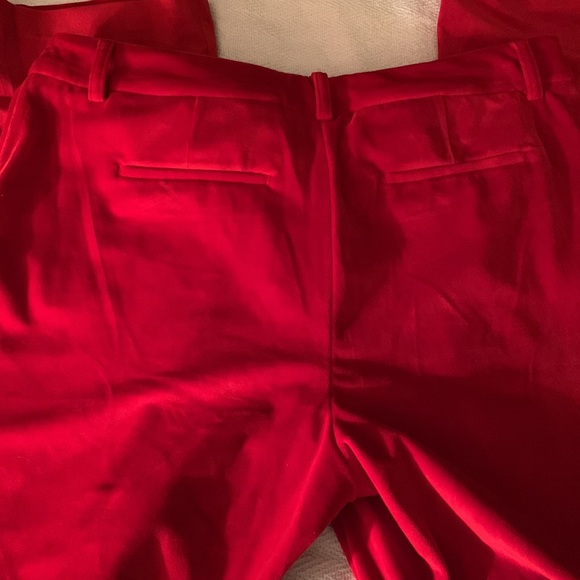 Red Velvet Pants - Picture 2 of 5